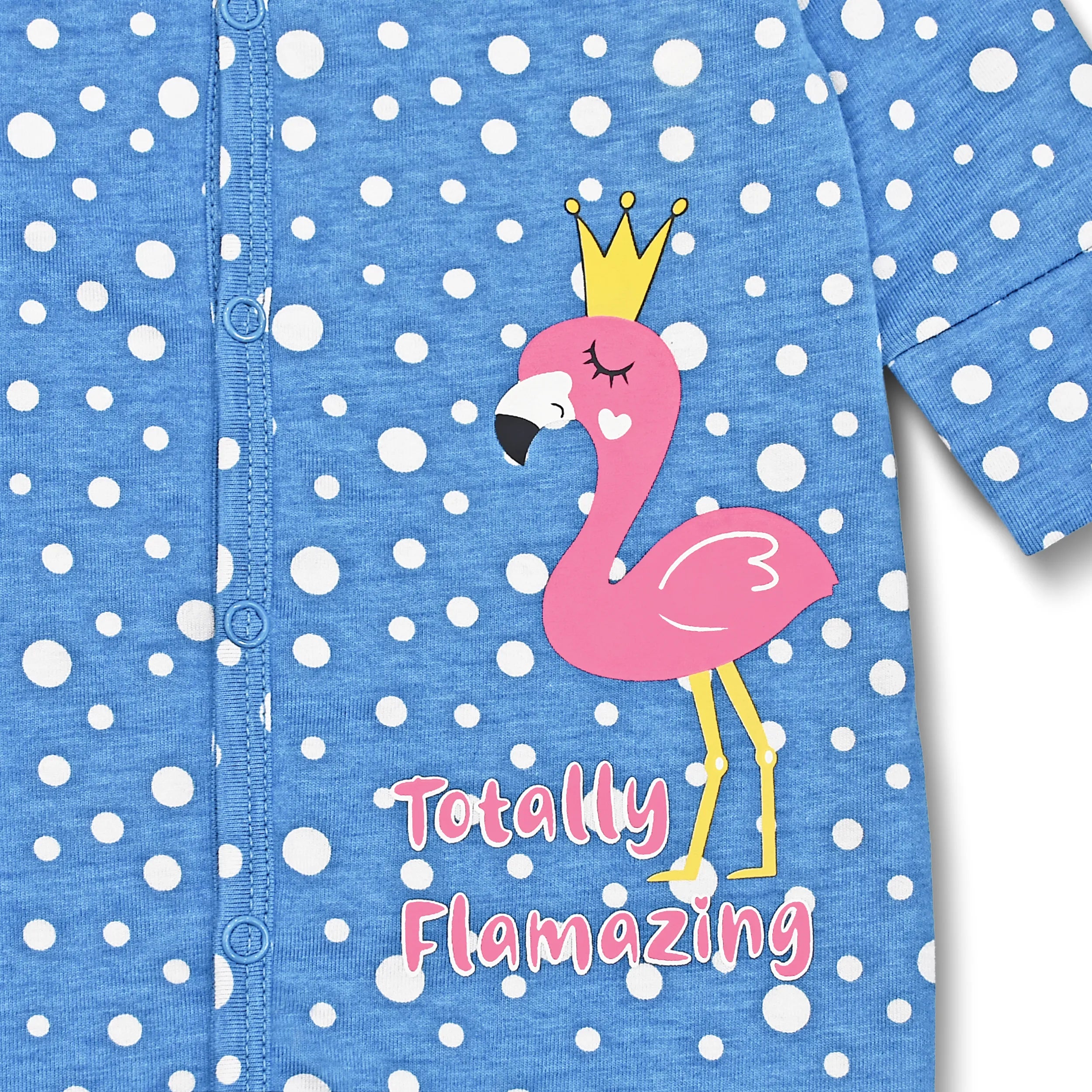 Baby Full Length Romper (Flamingo - 001)