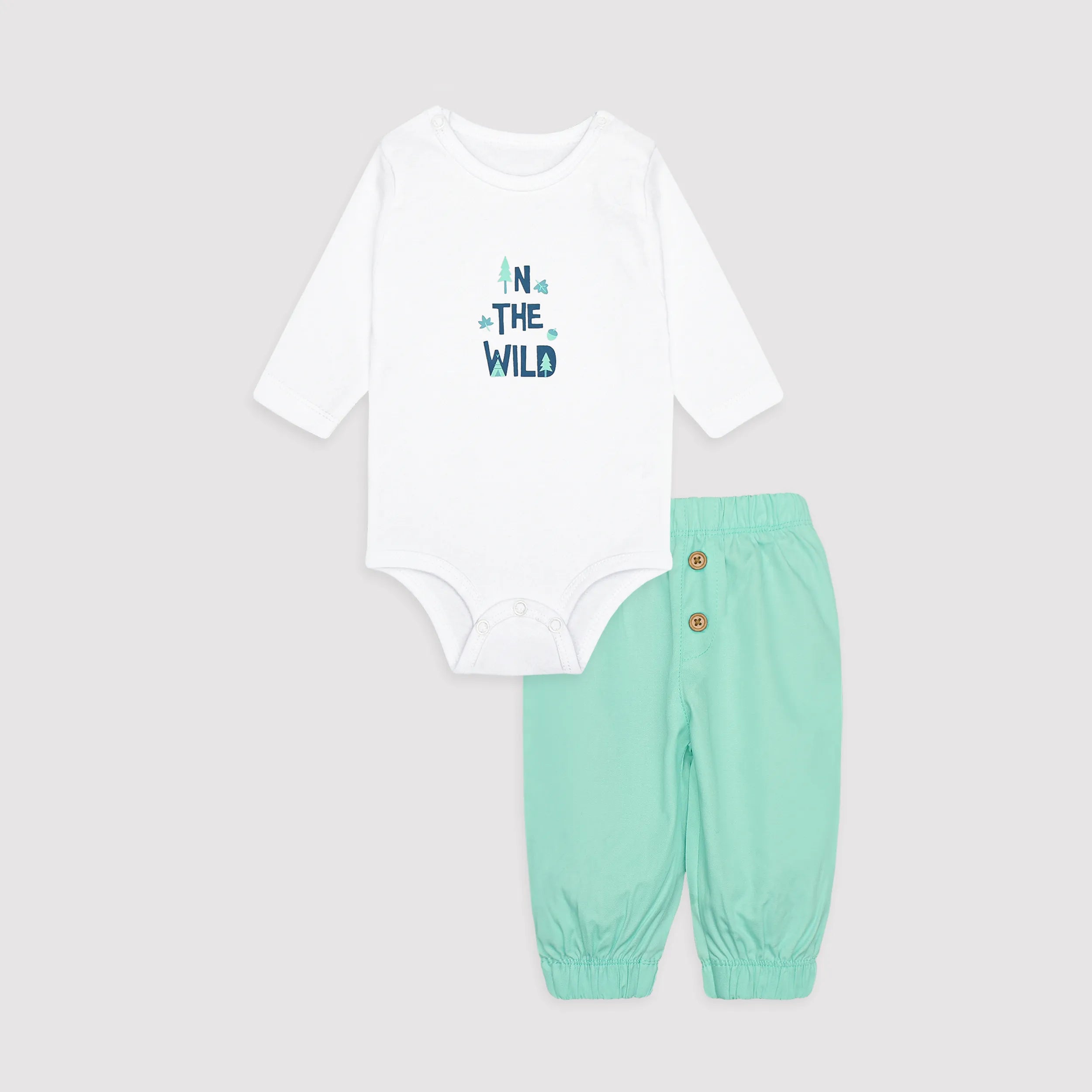 Baby Bodysuit and Trouser Set (In The Wild)