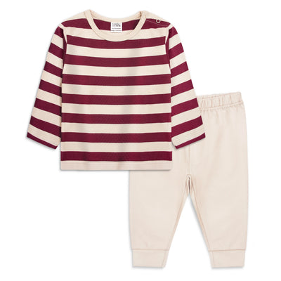 Baby Shirt and Trouser Set (Awning stripes)