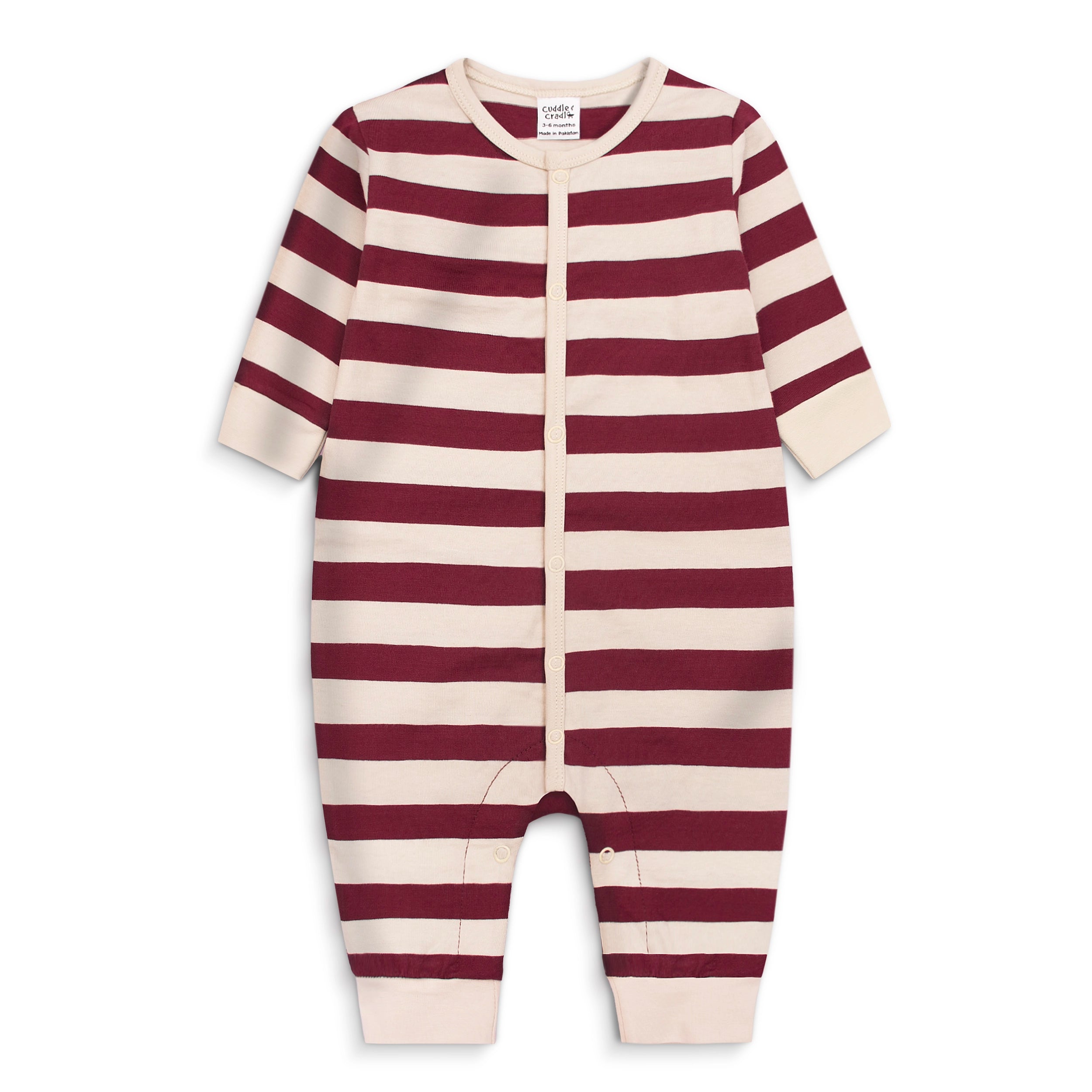 Baby Full Length Romper (Awning stripes)