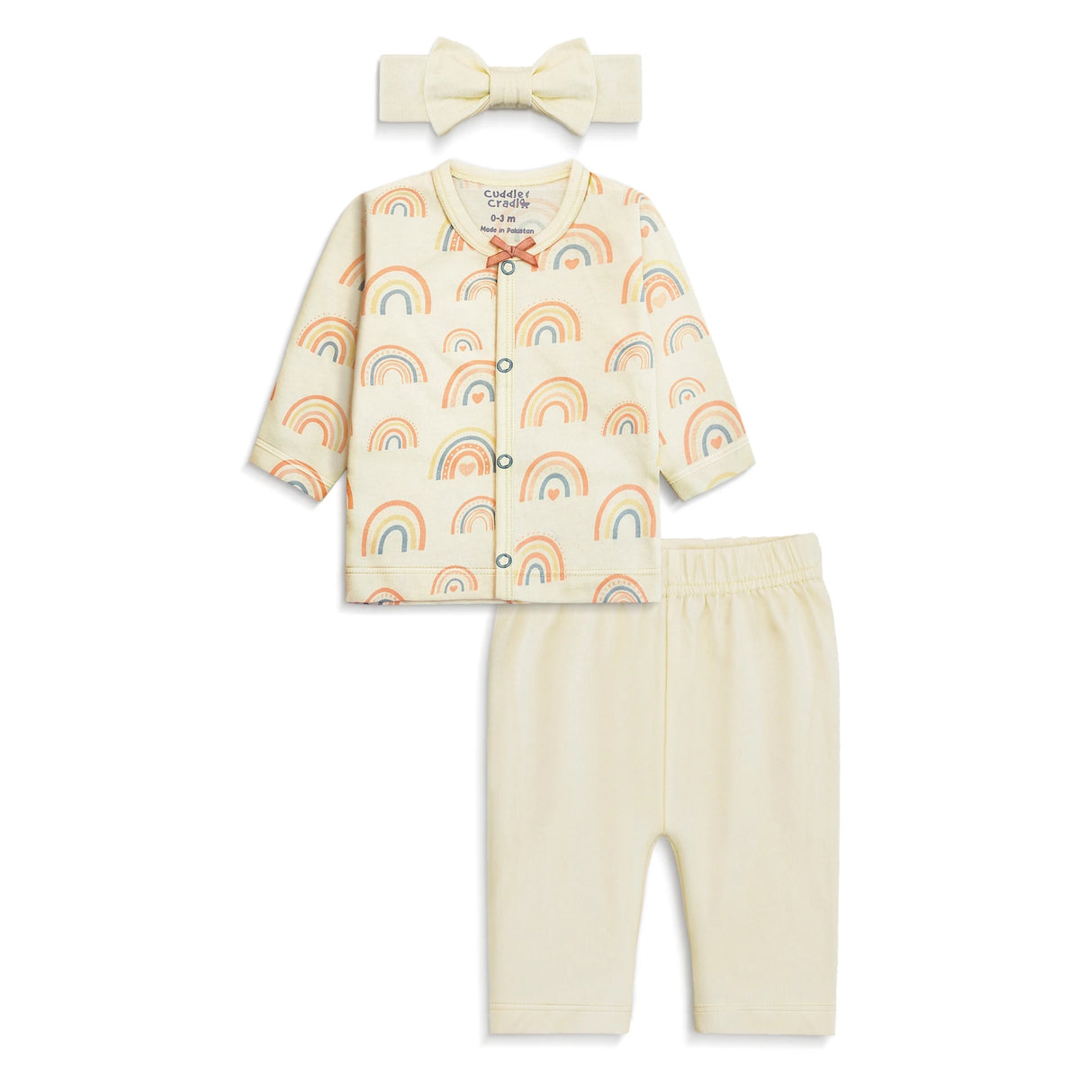 Baby Gift Set of 3 pcs (Rainbow)