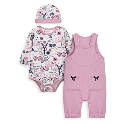 Baby Fleece Romper Set (Paris)