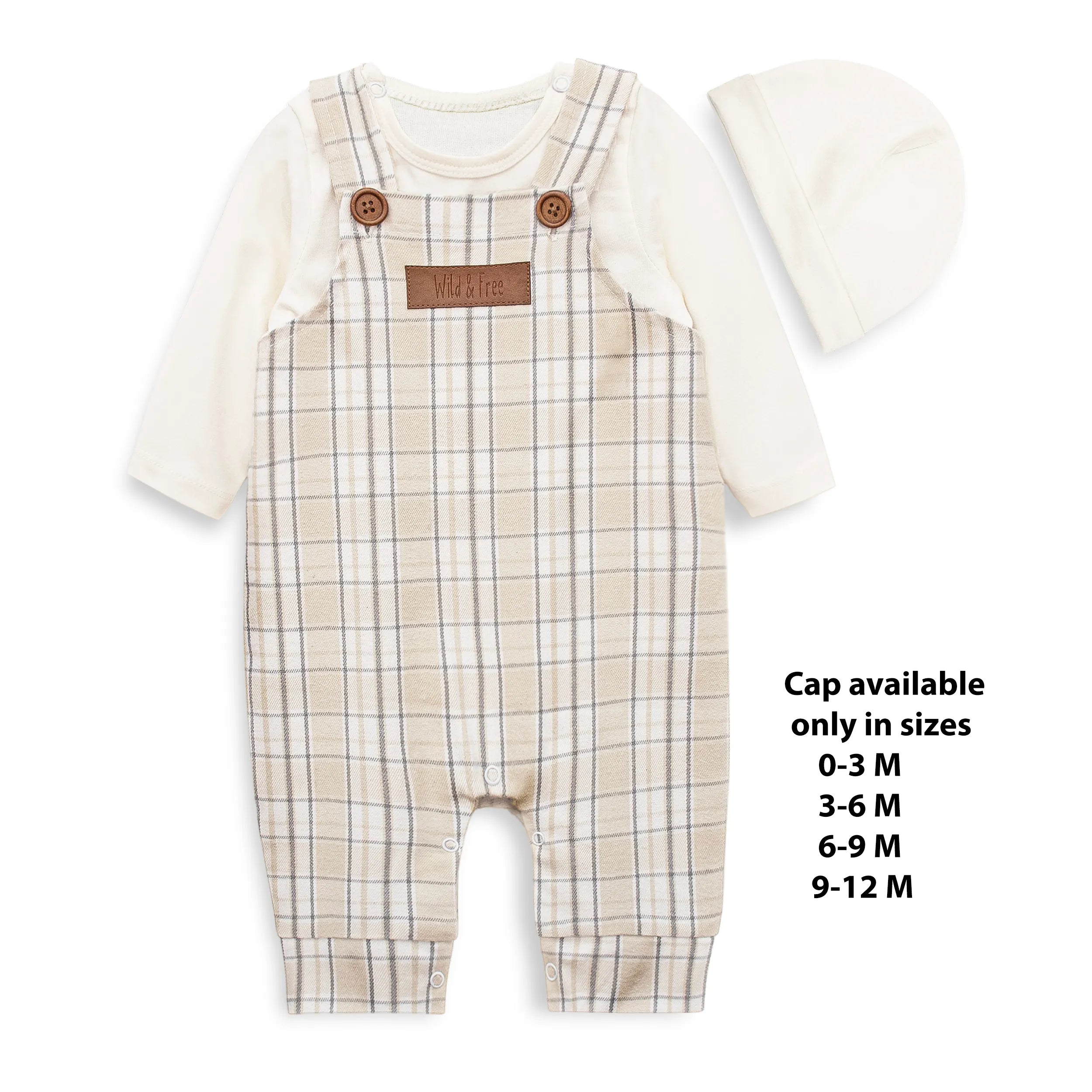 Baby Romper Set (Plaid)