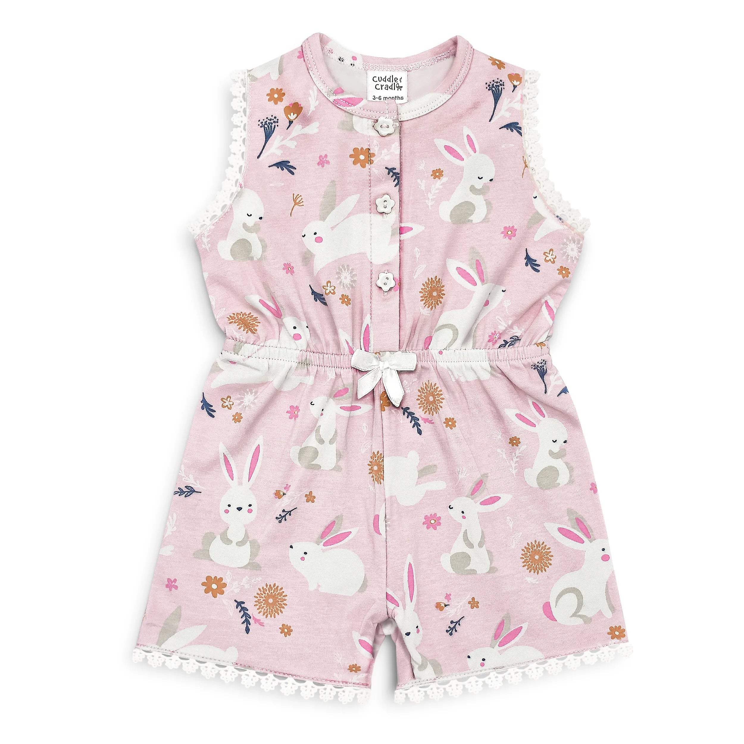 Girls Half-length Romper (Bunny)