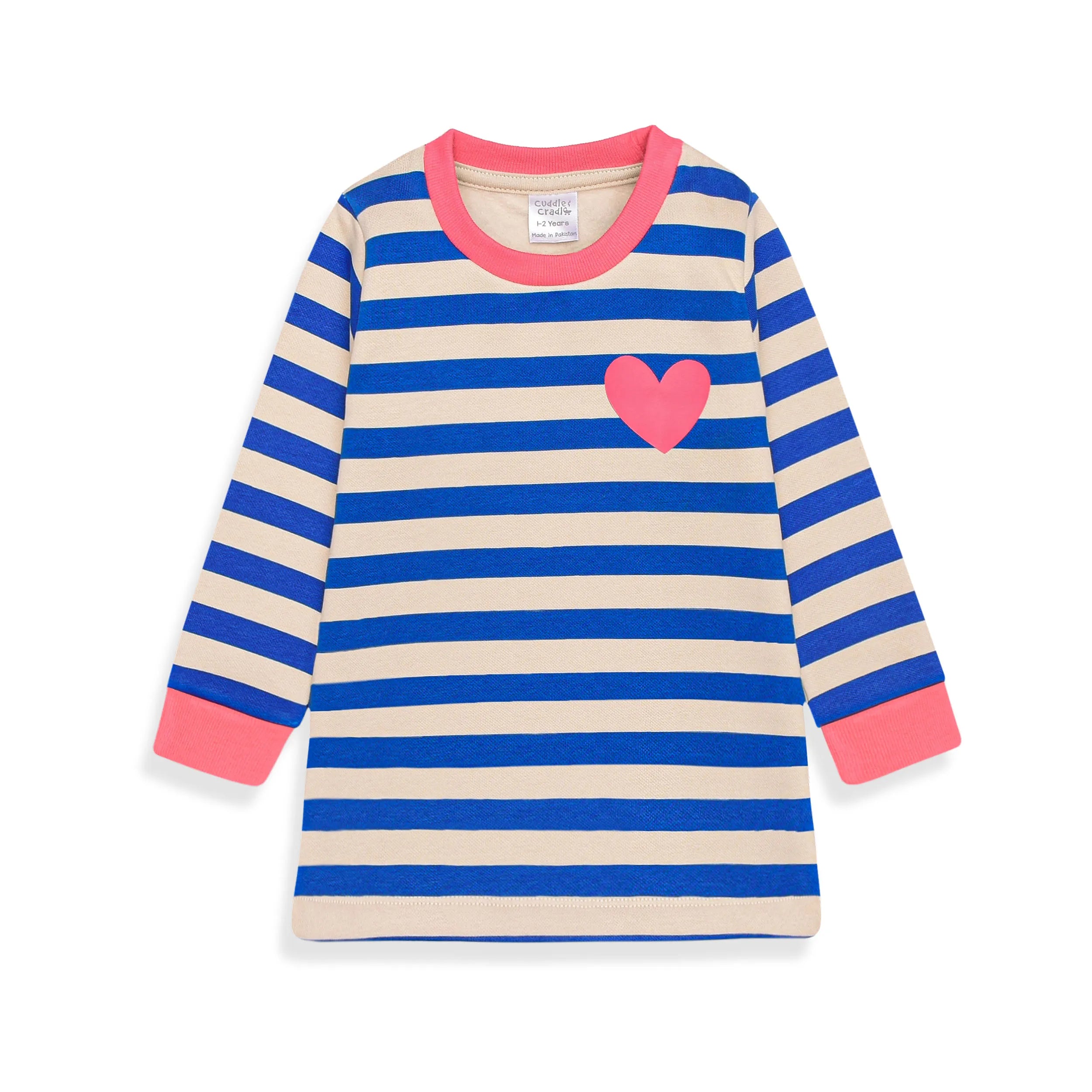 Girls Long Sweatshirt Blue