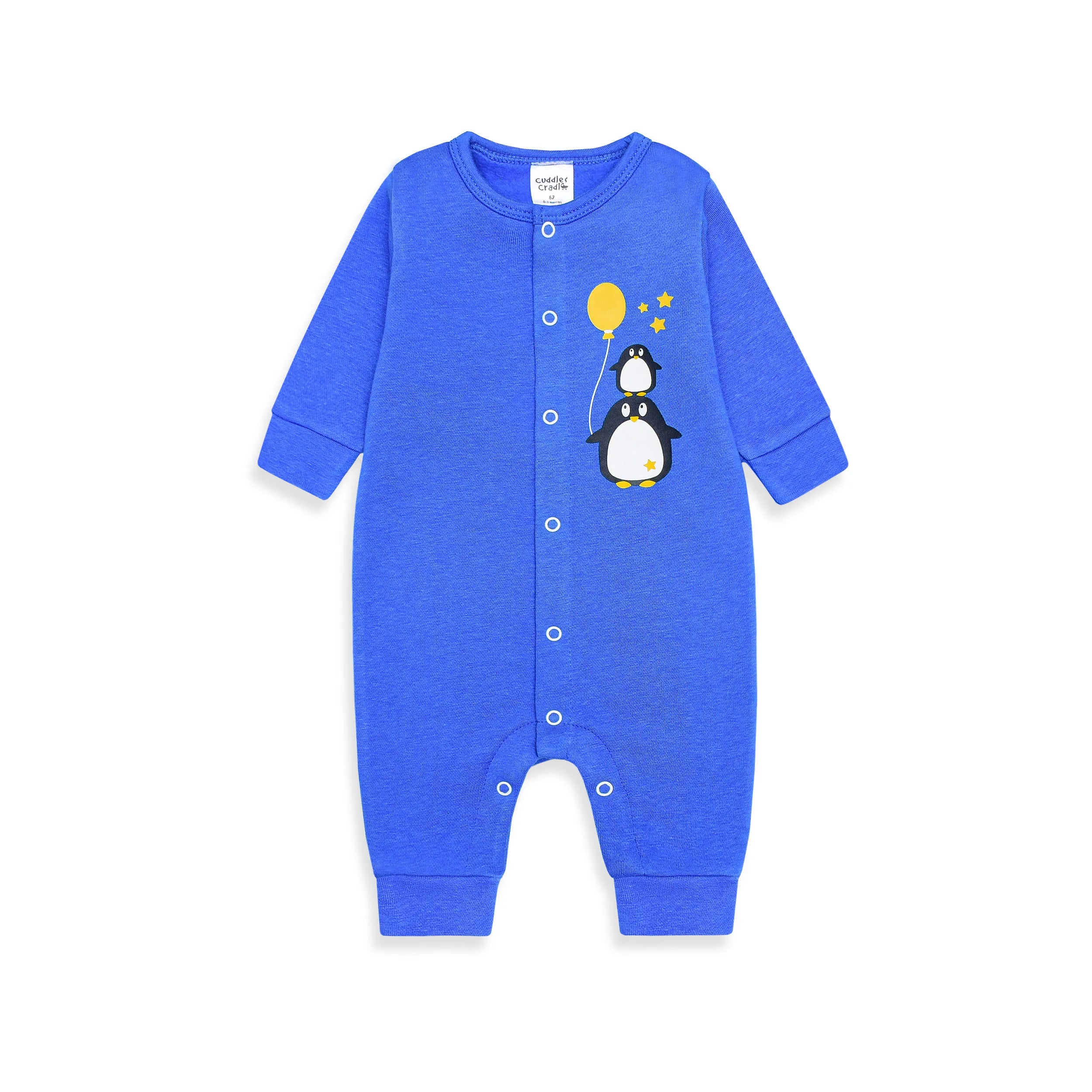 Baby Fleece Romper (Penguin)