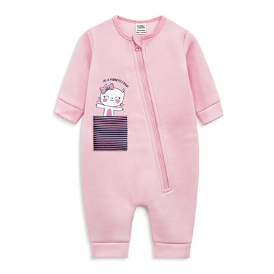 Baby Fleece Full Length Romper Set (Perfect Day)