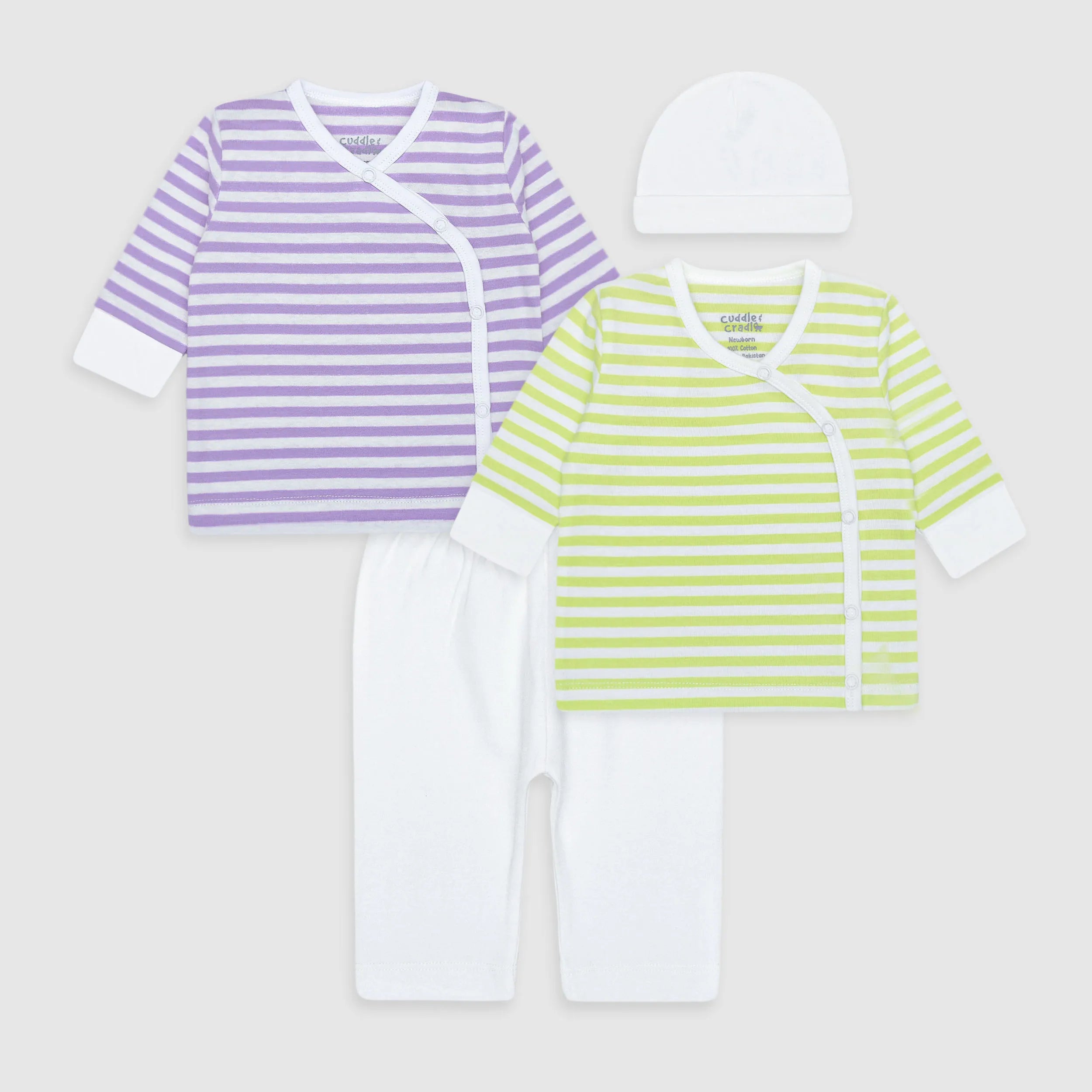 Newborn Set of 4 (Stripes)