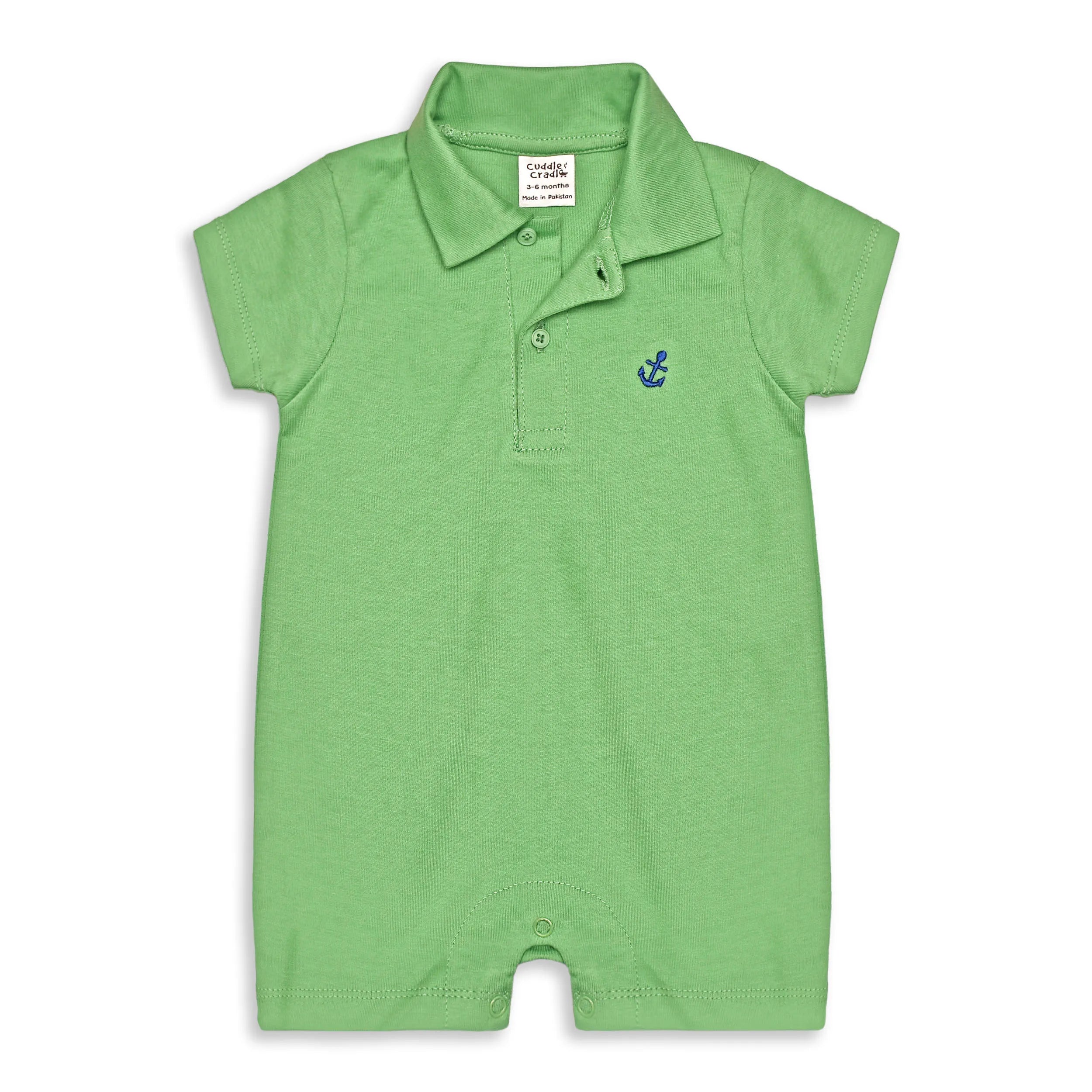 Half-length Polo Romper (Anchor-002)