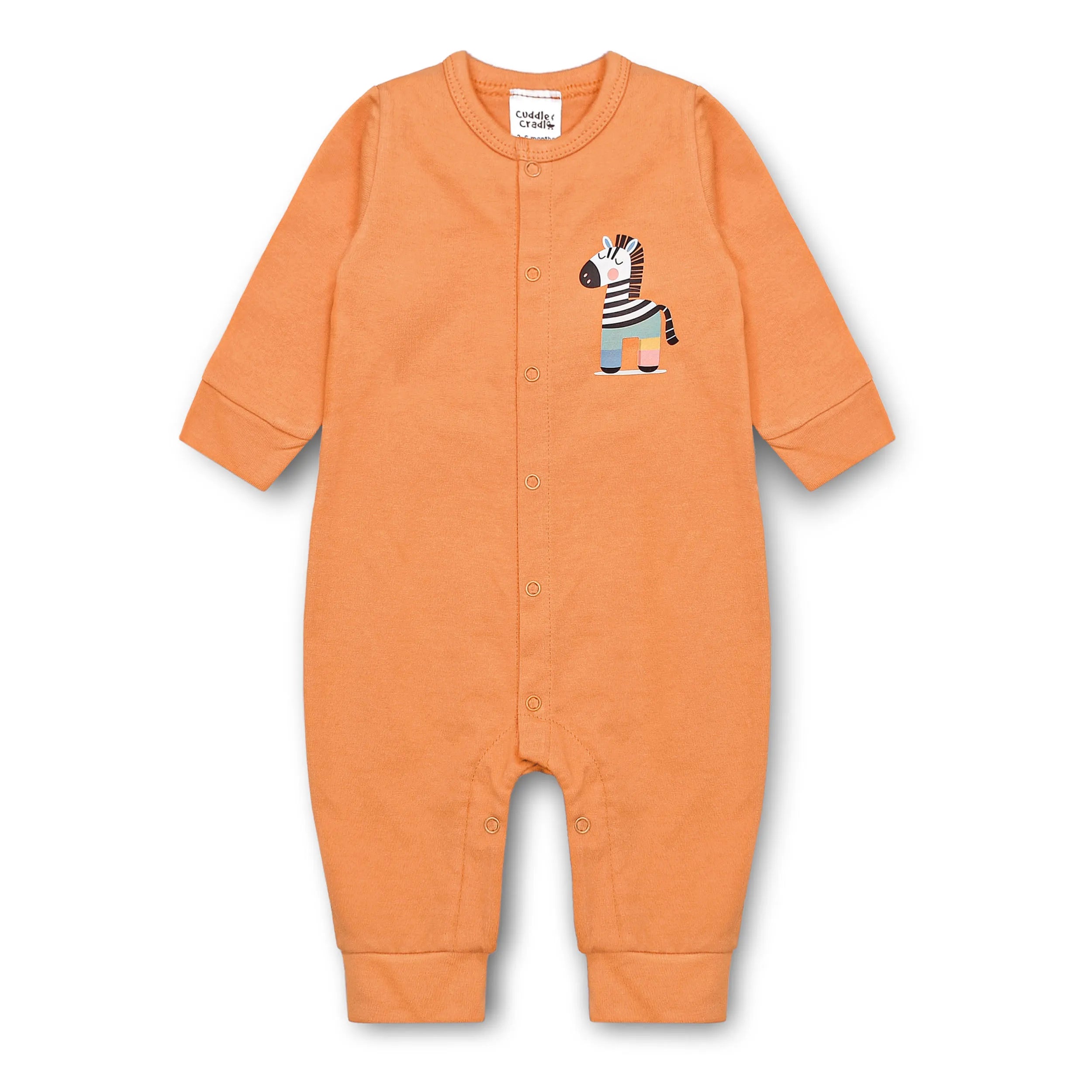 Baby Full Length Romper (Zebra)