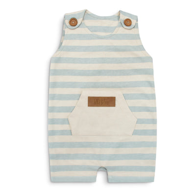 Half-length Romper (Gray Striper)