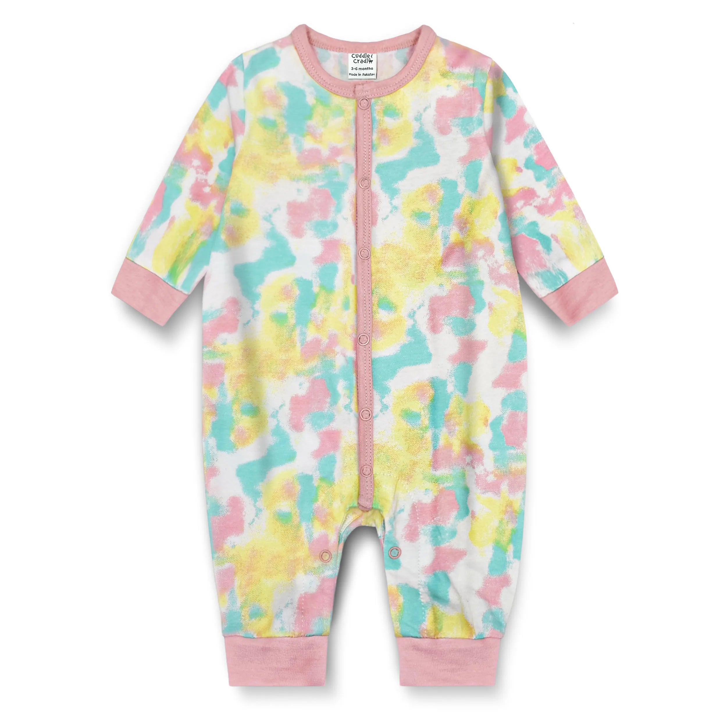 Baby Girl Full Length Romper (Tie and dye)