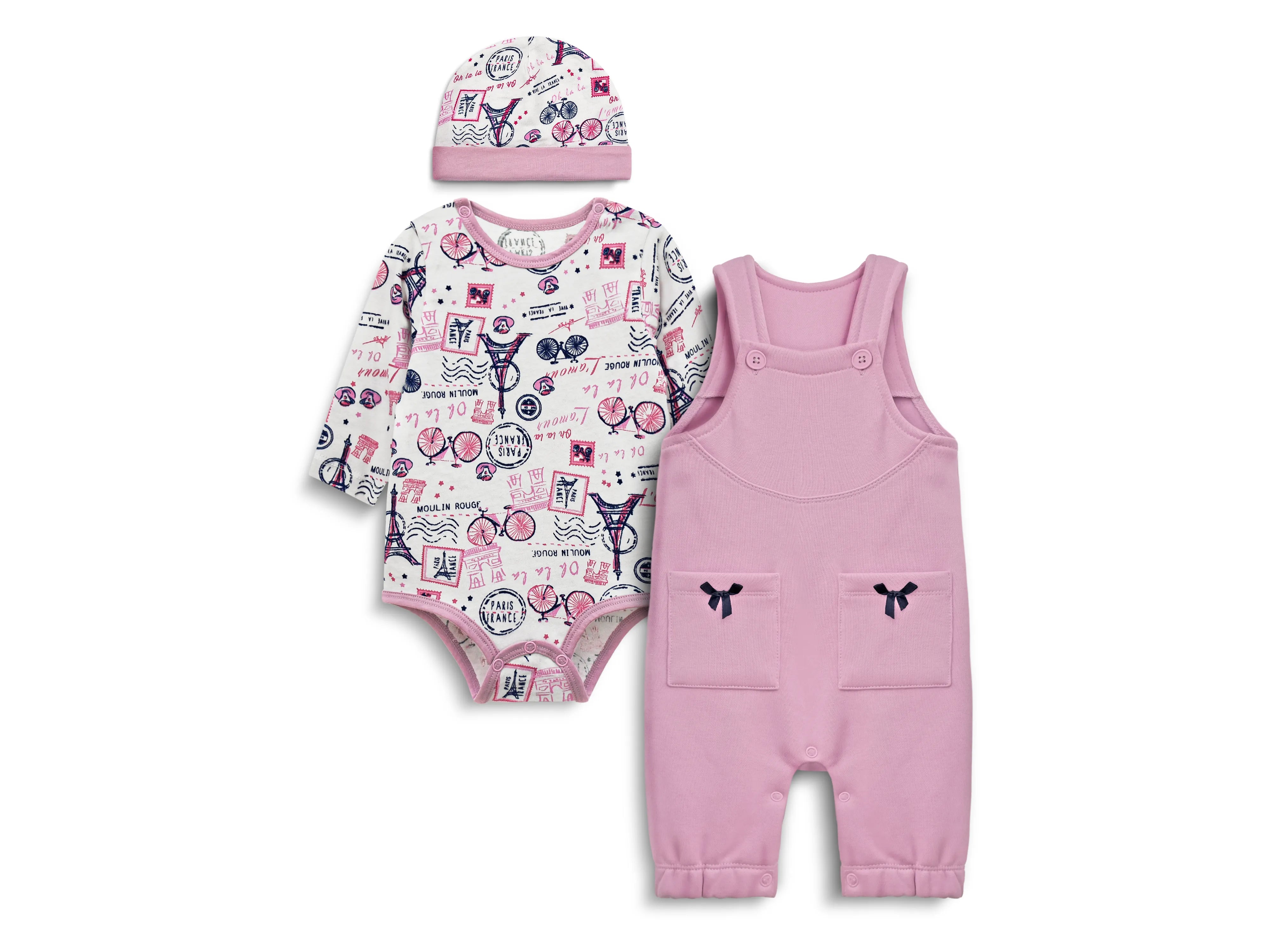 Baby Fleece Romper Set (Paris)