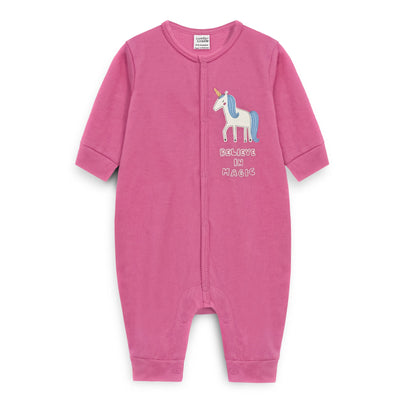 Baby Full Length Romper (Pink)