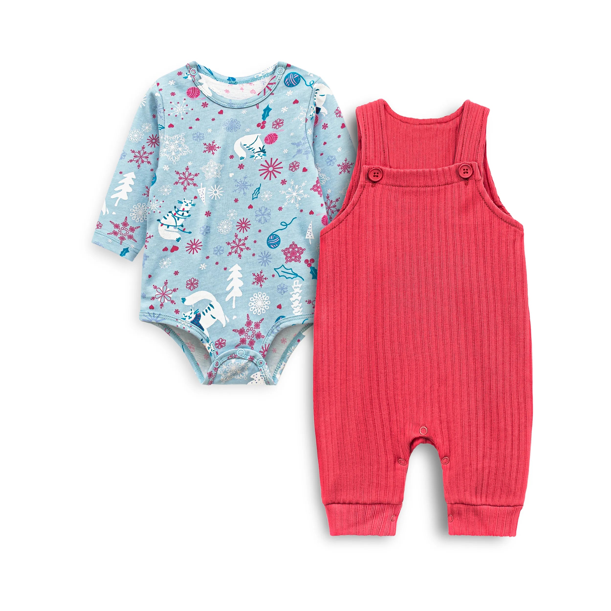 Baby Romper Set (Joyful Cat)