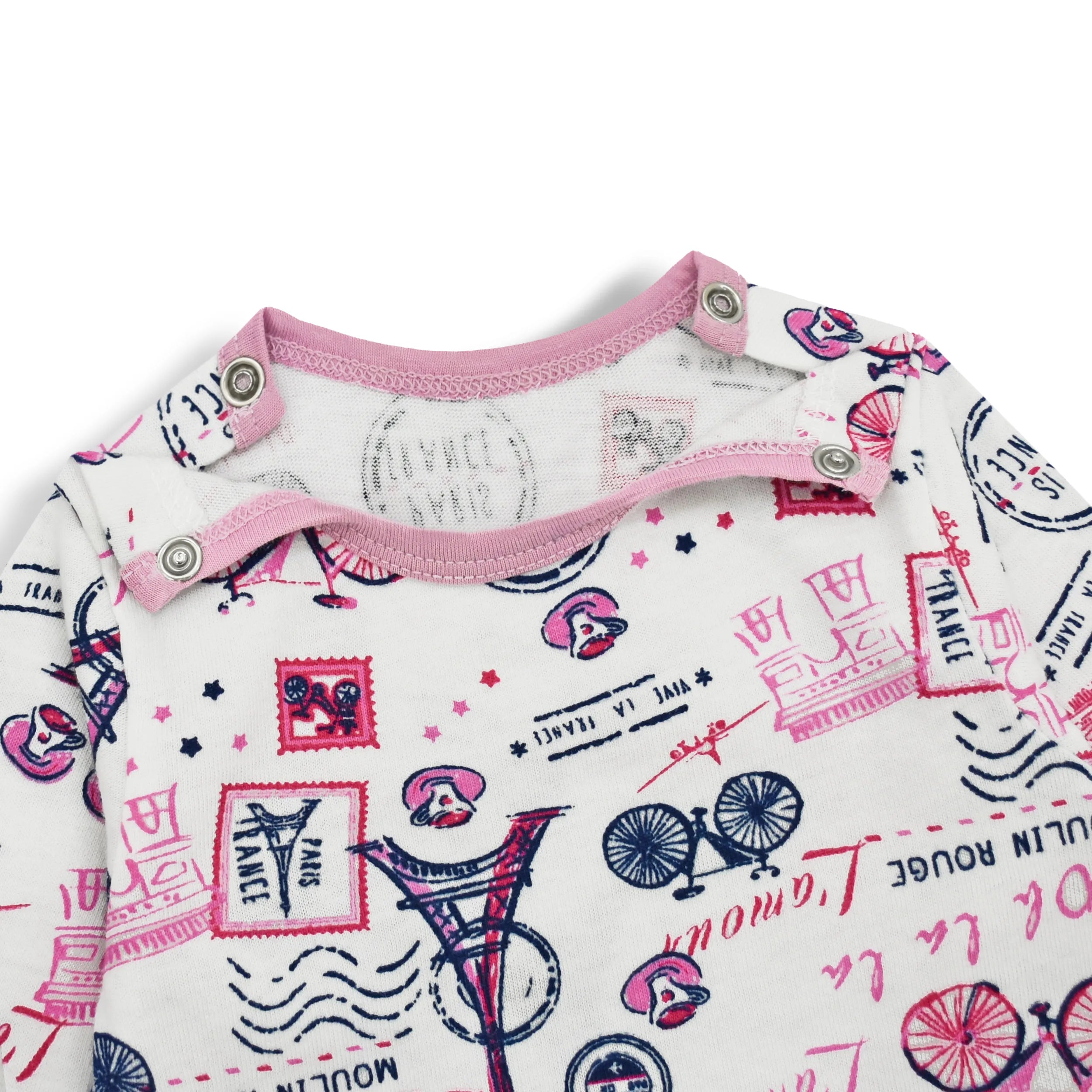 Baby Fleece Romper Set (Paris)