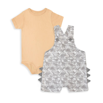 Half-length Romper set (Gray)