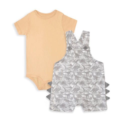 Half-length Romper set (Gray)
