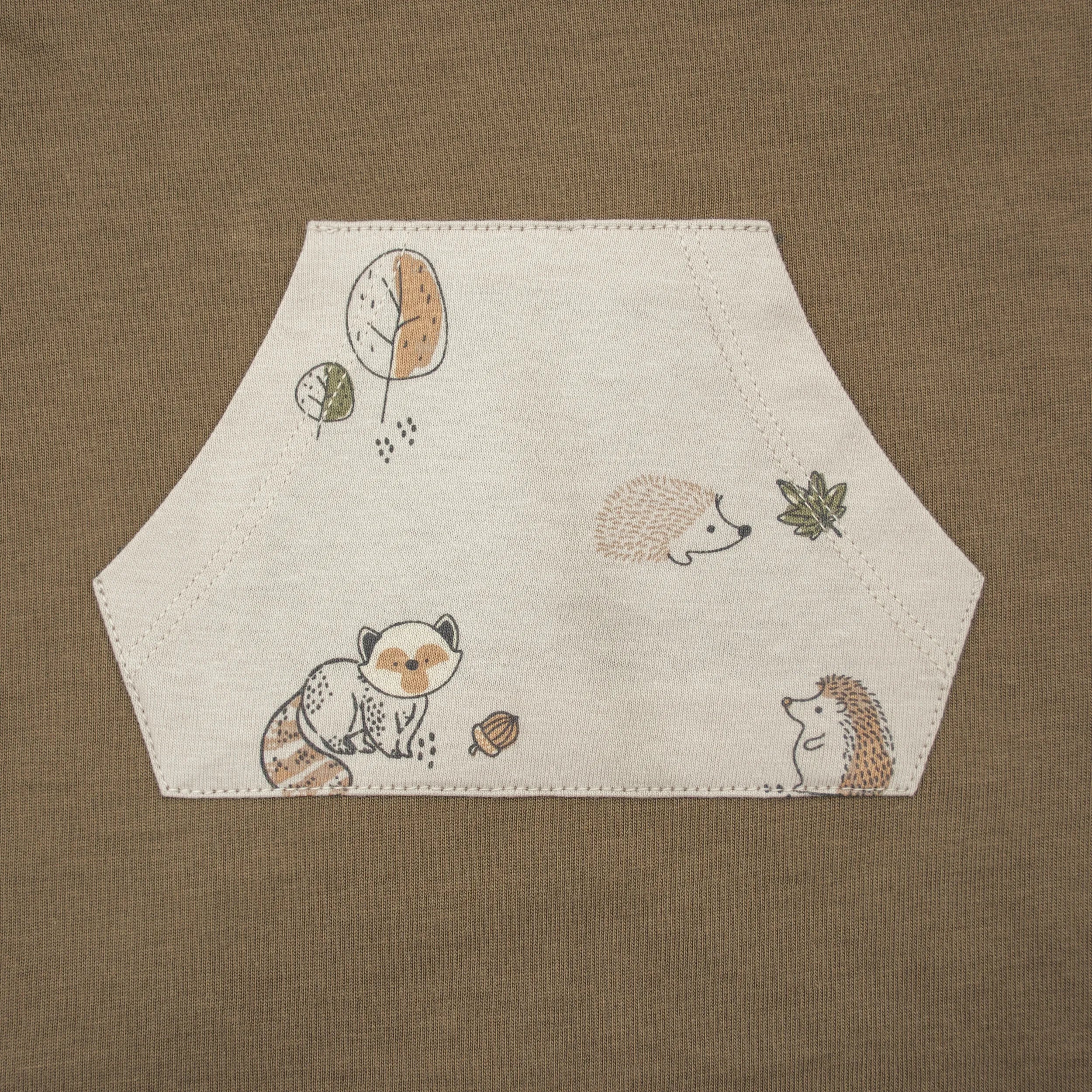 Half-length Romper (Brown)