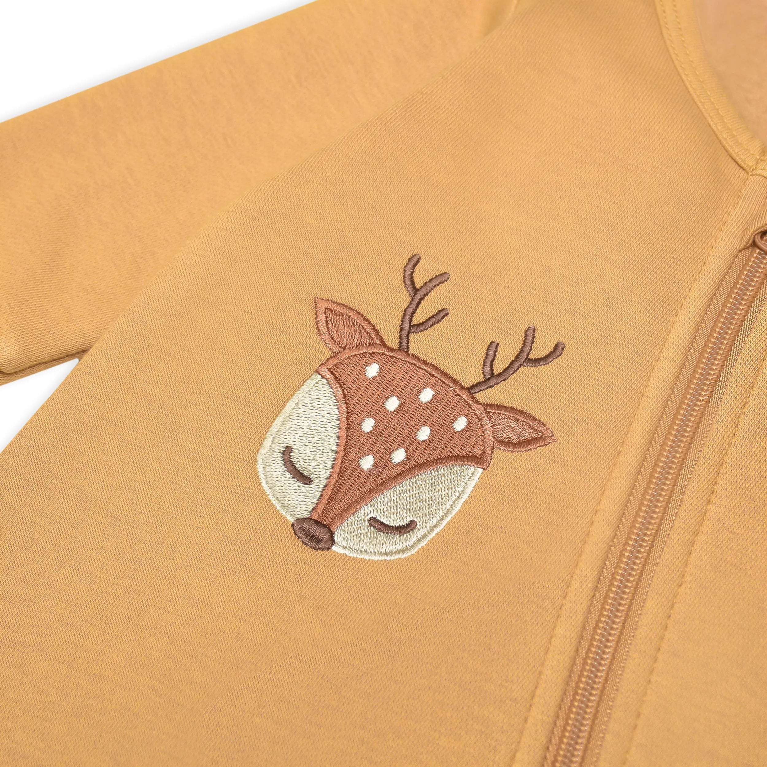 Baby Fleece Full Length Romper (Deer)