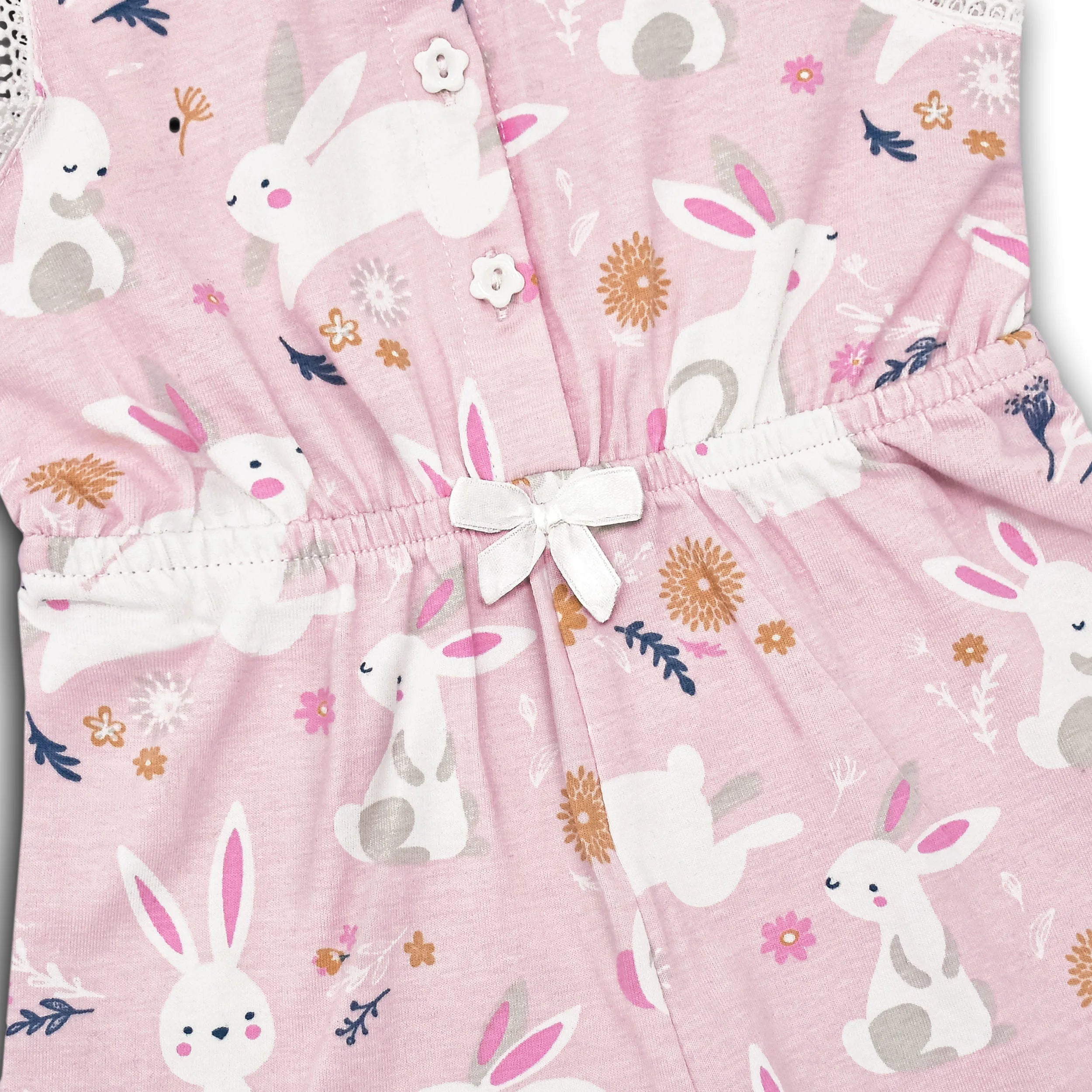 Girls Half-length Romper (Bunny)