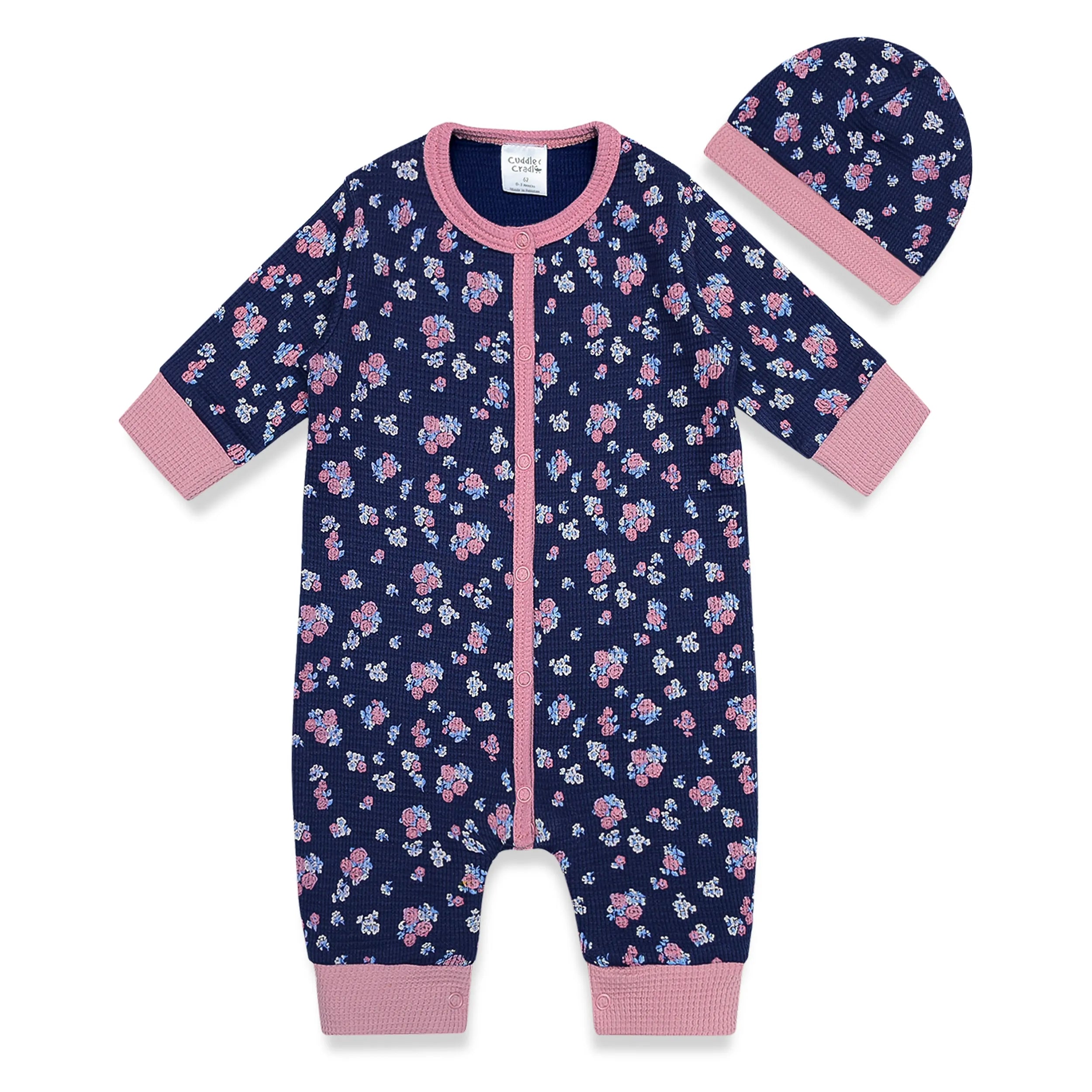Baby Full Length Romper (Floral)