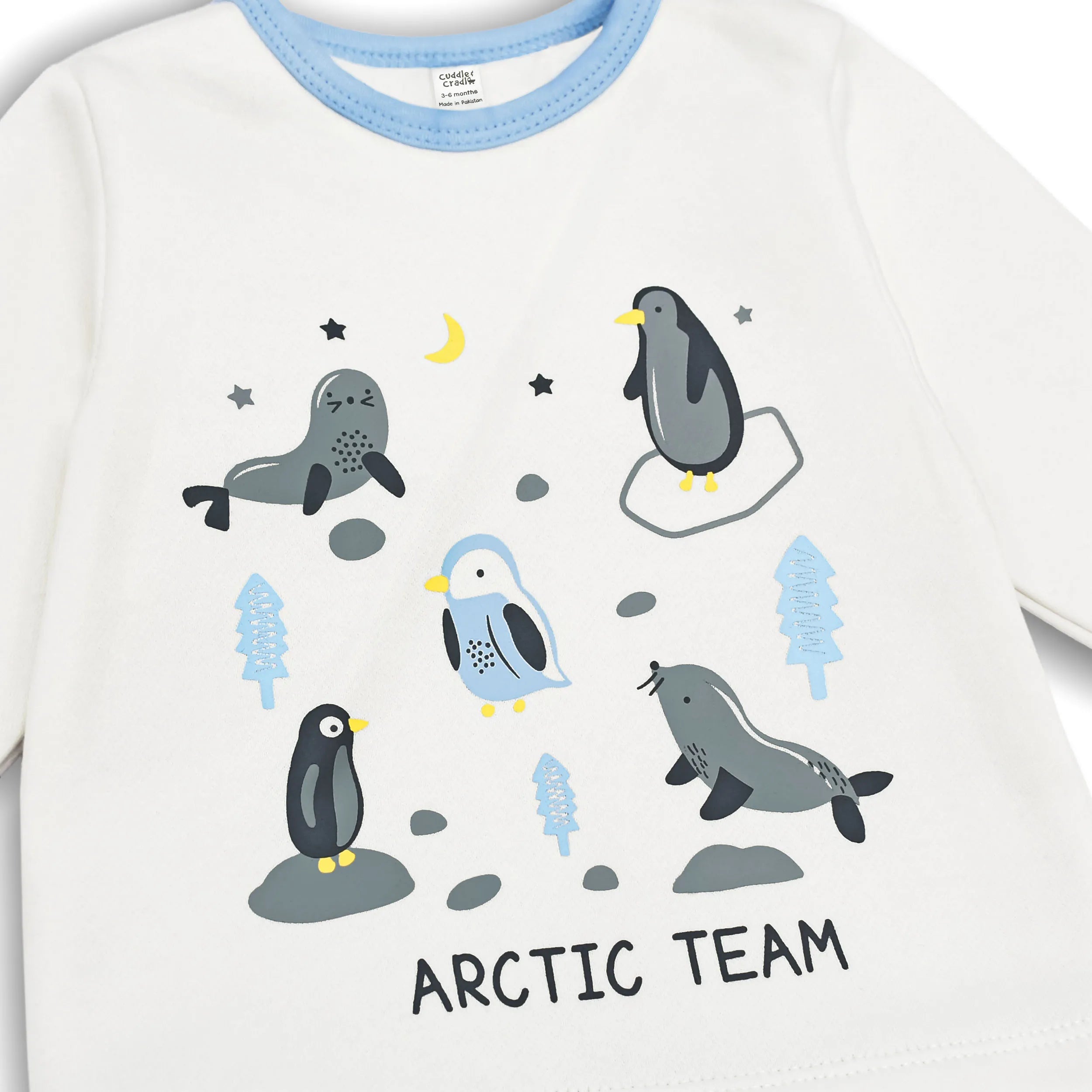 Baby Fleece Romper(Arctic Friends)