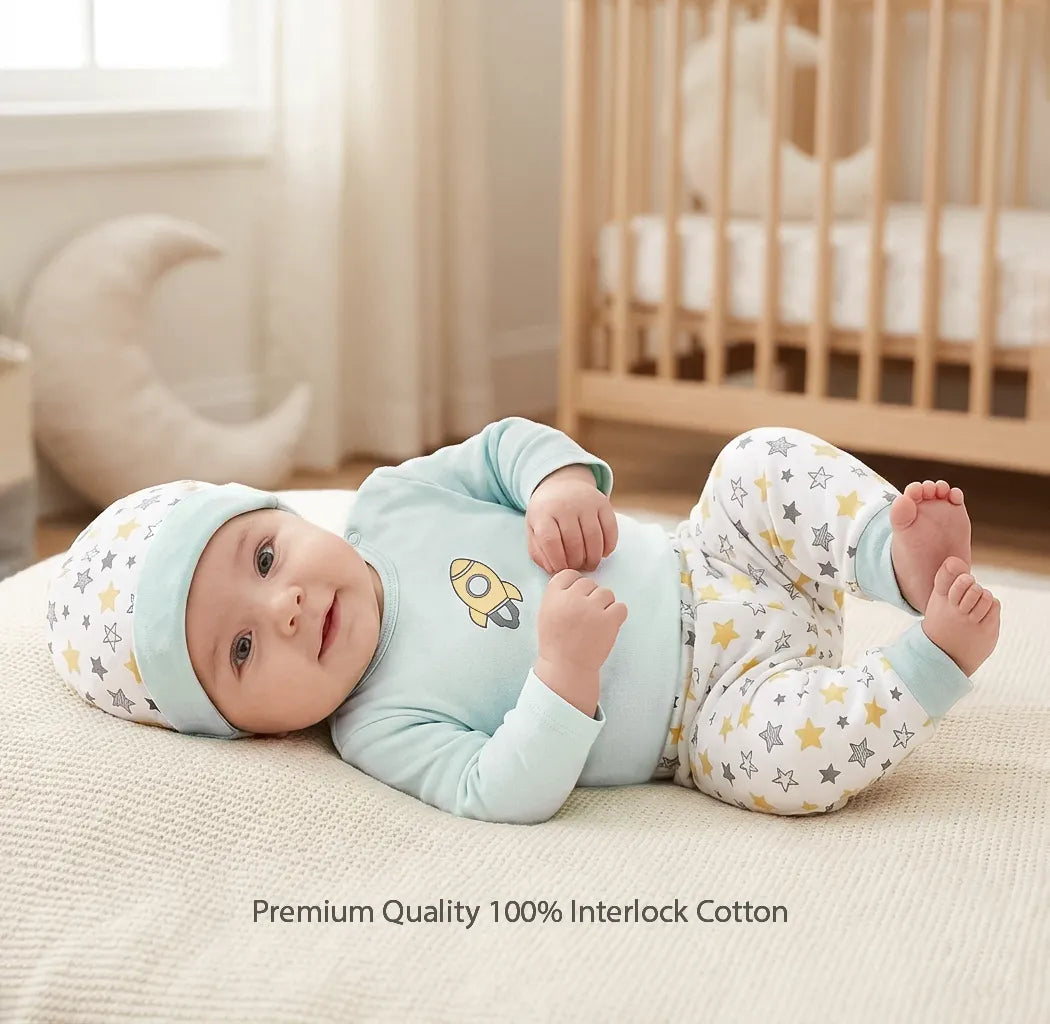 Baby Bodysuit & Trouser Set (Rocket - 002)