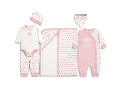 Newborn Set of 6 (Hearts)