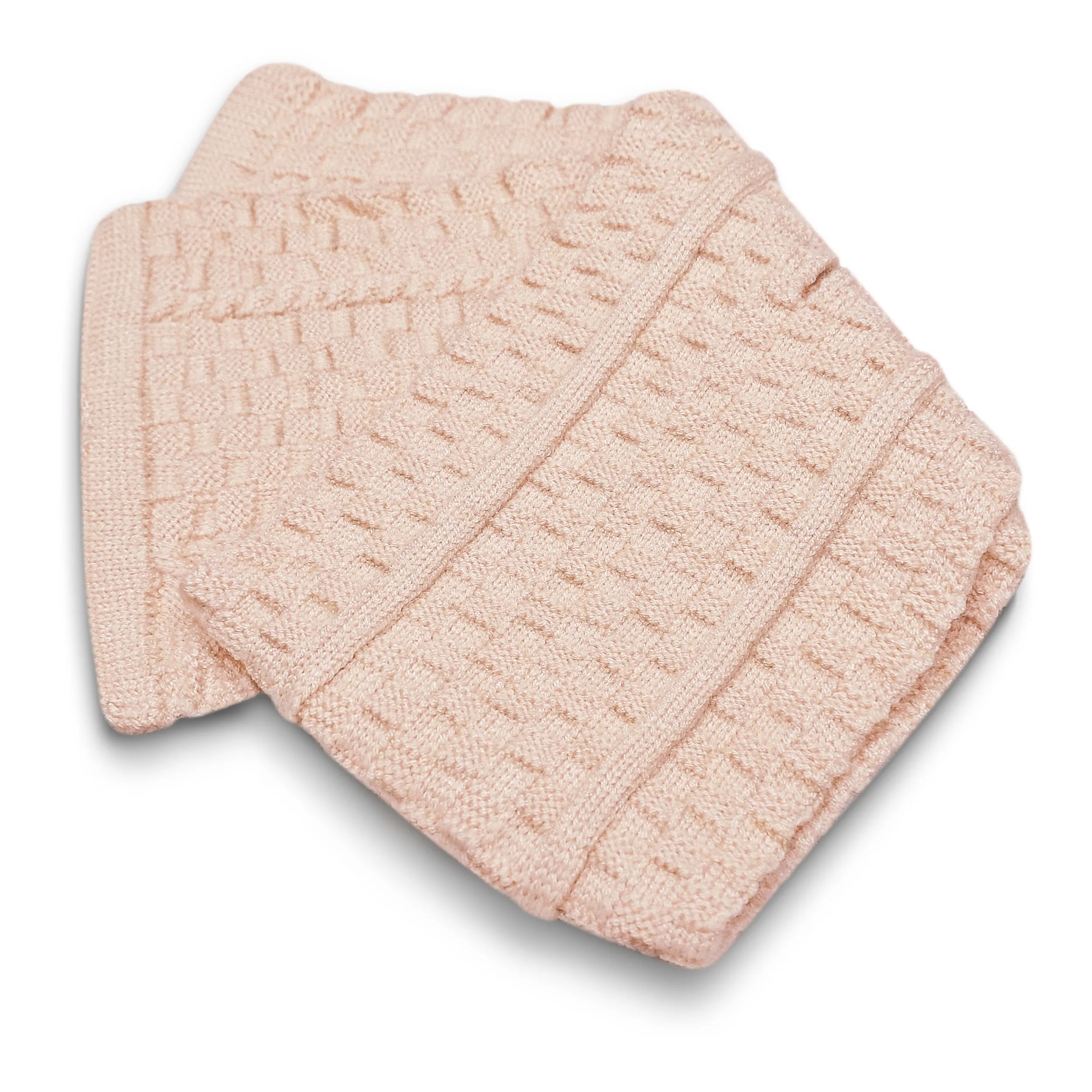 Baby Cap & Scarf Set (Peach - 002)