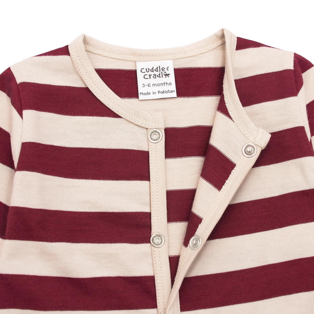 Baby Full Length Romper (Awning stripes)