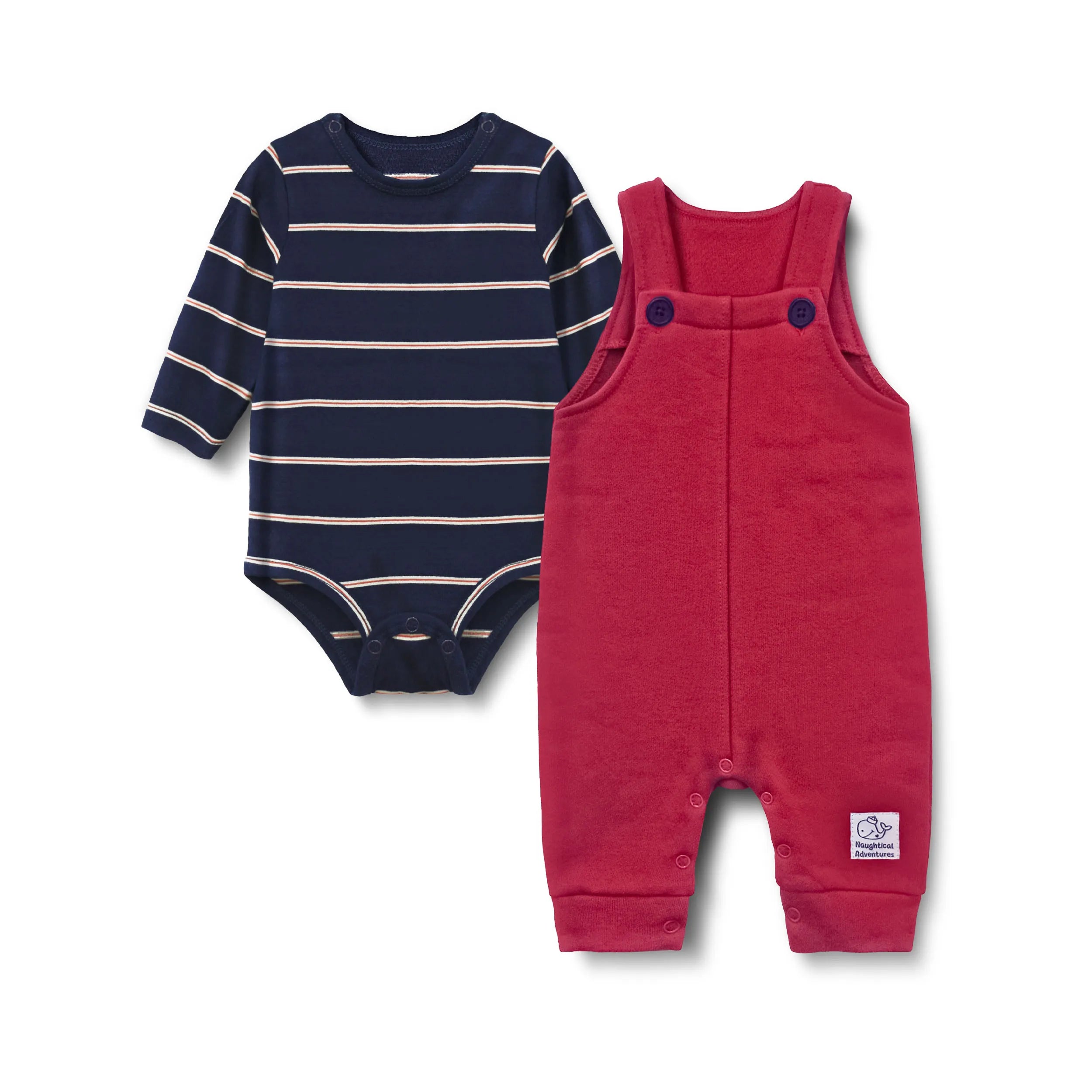 Baby Fleece Romper Set (Naughtical Adventures - 002)