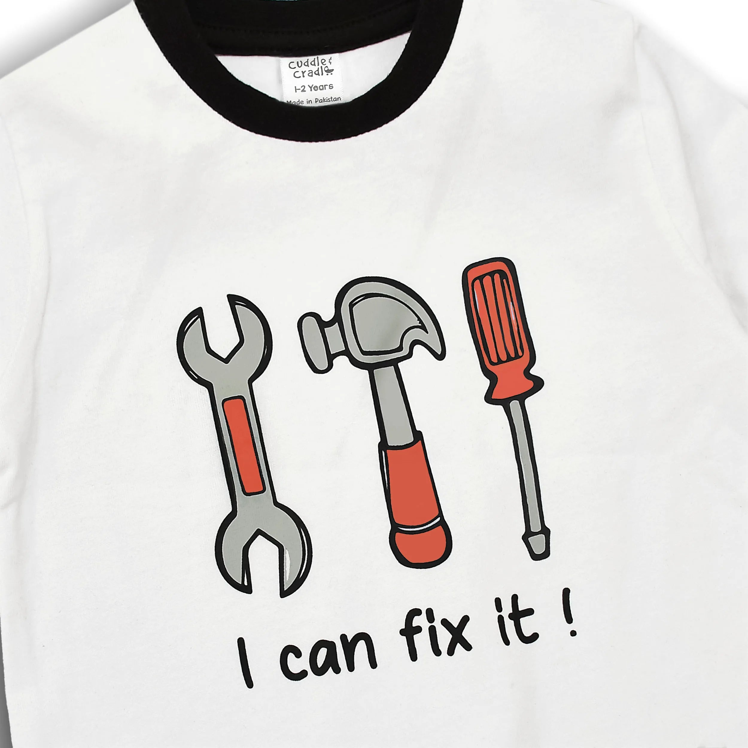 Graphic T-Shirt & Shorts Set (I can fix it-002)