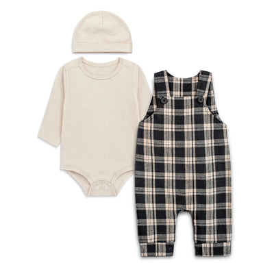 Baby Romper Set (Plaid - 002)