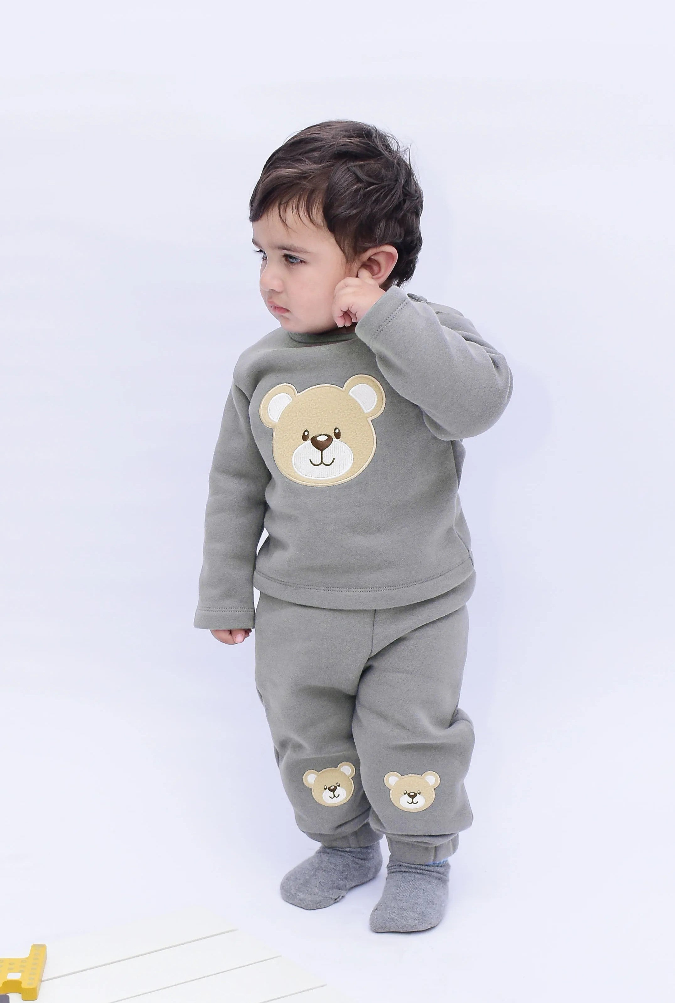 Fleece Sweatshirt & Trouser Set (Teddy)