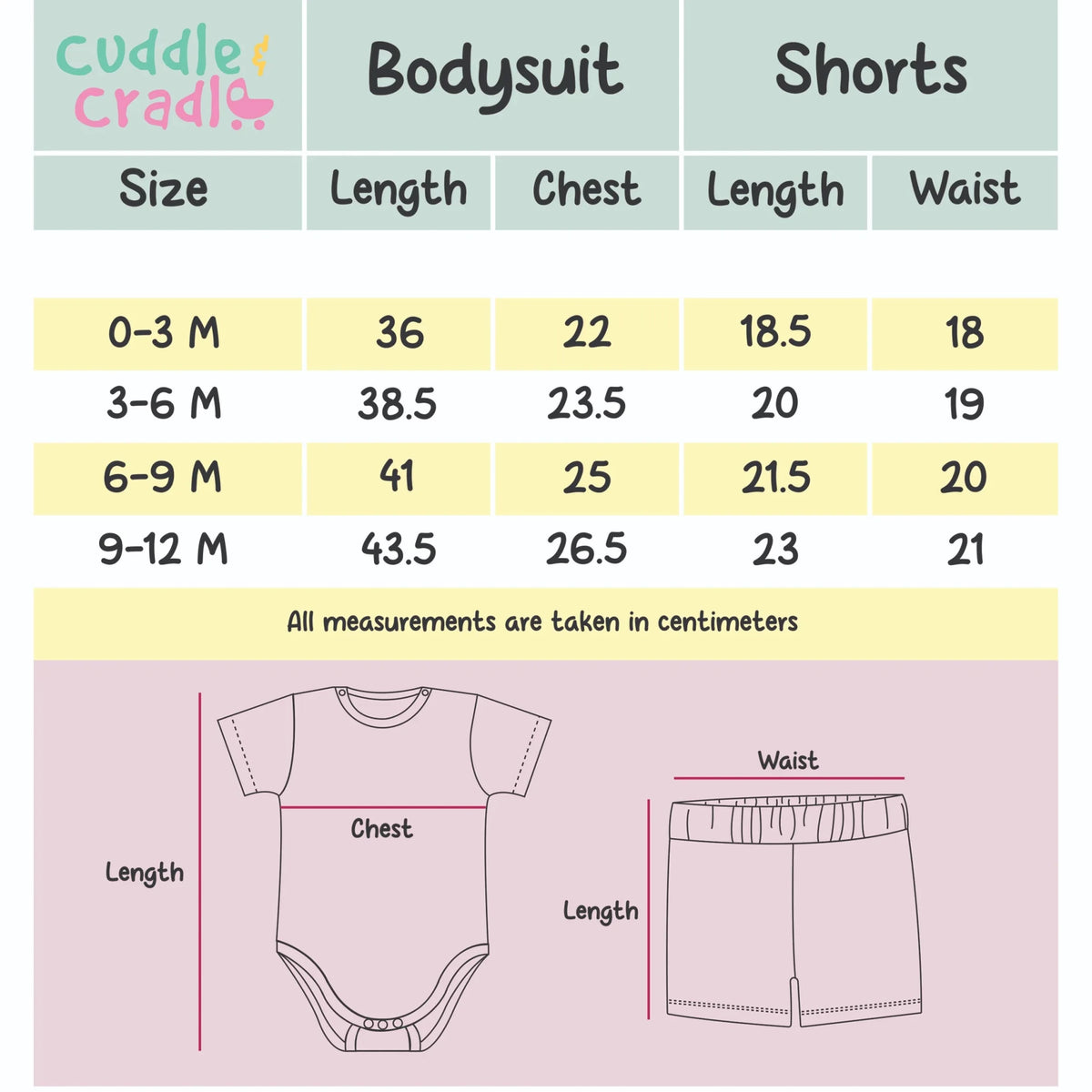 Baby Bodysuit and Shorts Set (Super Hero - 001)