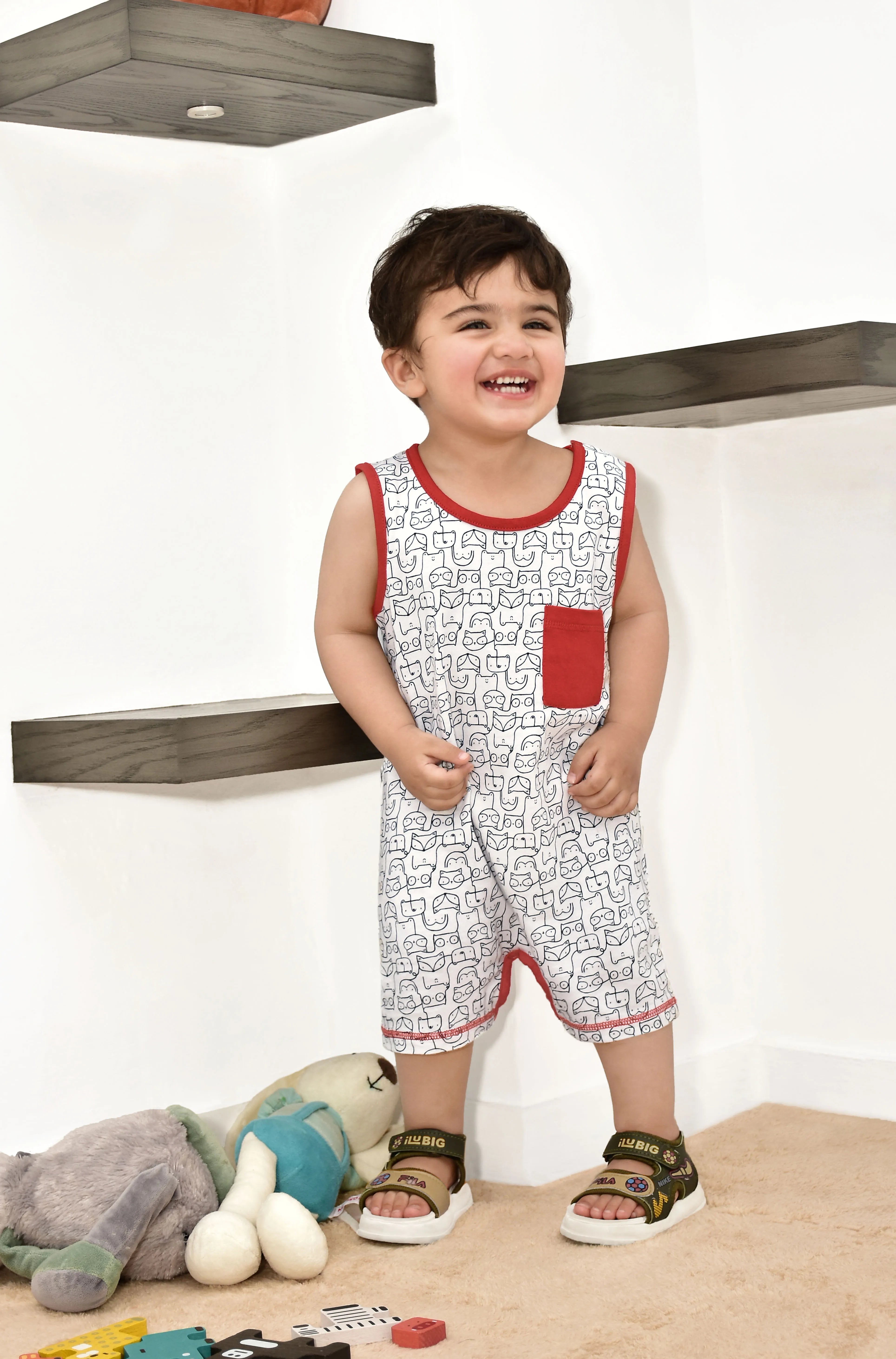Half Length Romper (Animal)