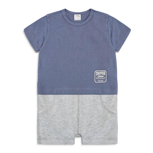 Half Length Baby Romper (Skater Crew)