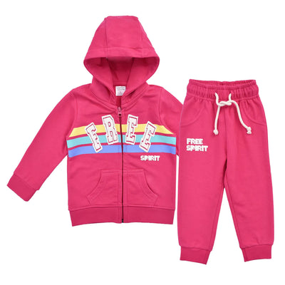 Zipper Hoodie Trouser Set (Free Spirit)