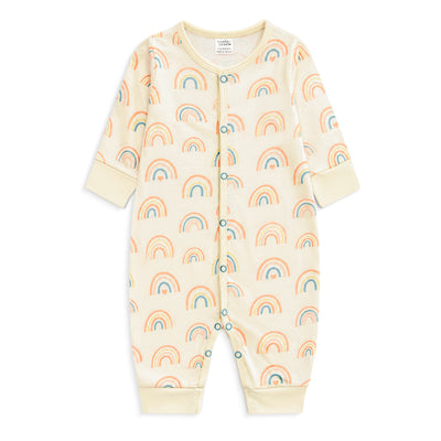 Baby Girl Full Length Romper (Rainbow)