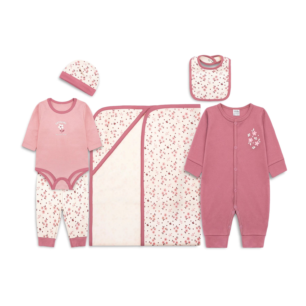 Newborn Set of 6 (Floral)