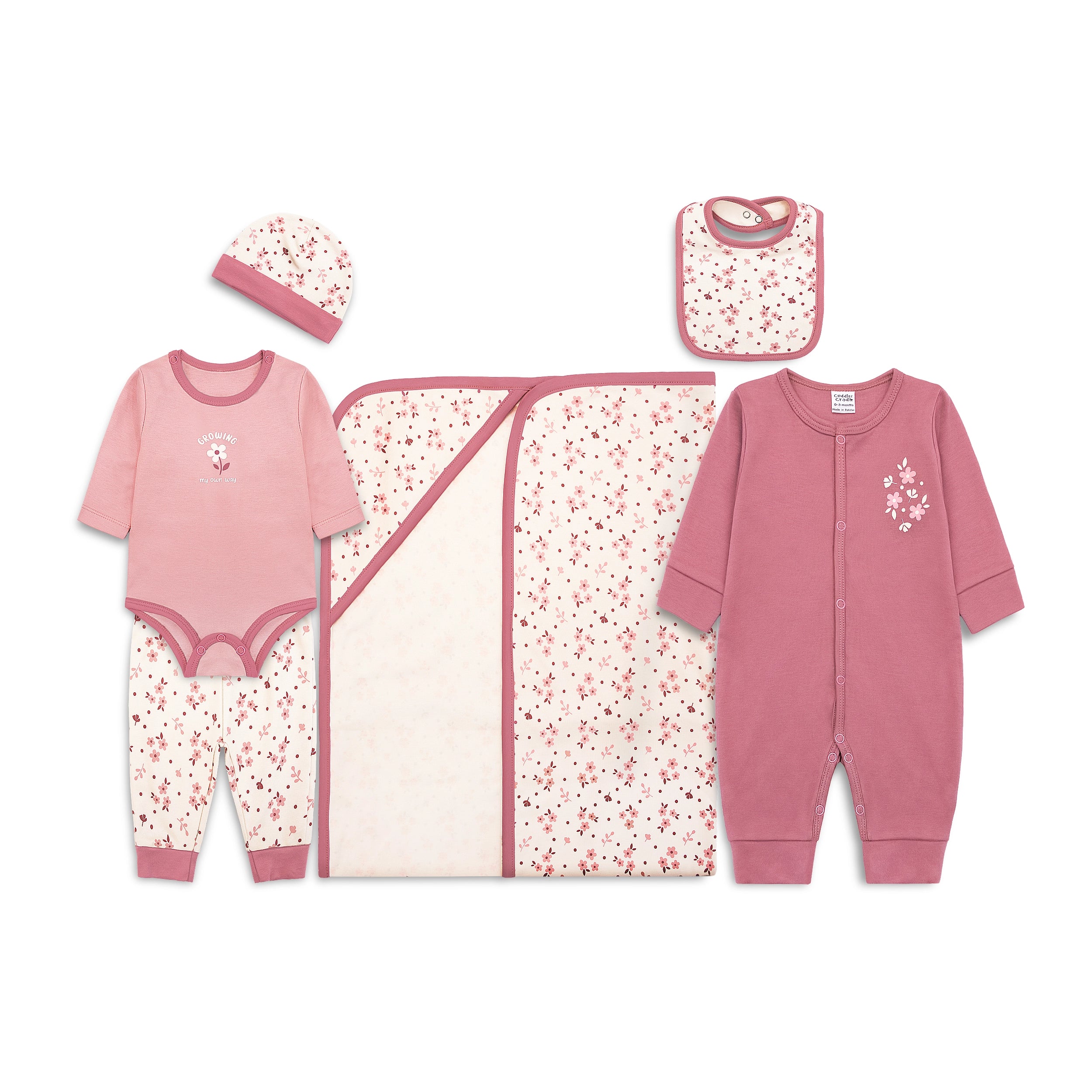 Newborn Set of 6 (Floral)