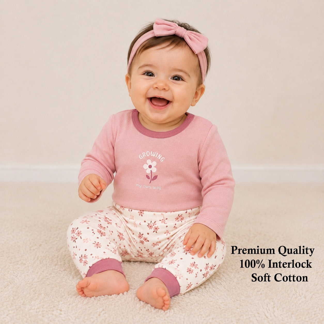 Baby Girl Set of 3 (Floral)