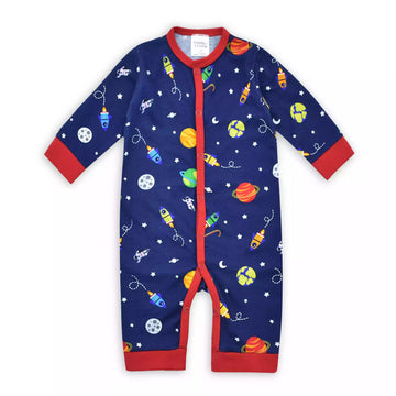 Cotton Baby Romper (Space)