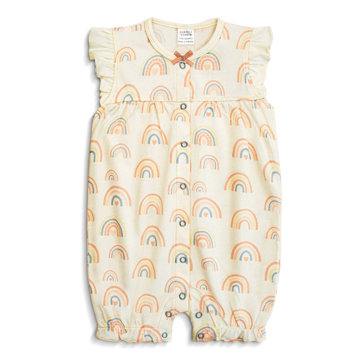Girls Half-length Romper (Rainbow)