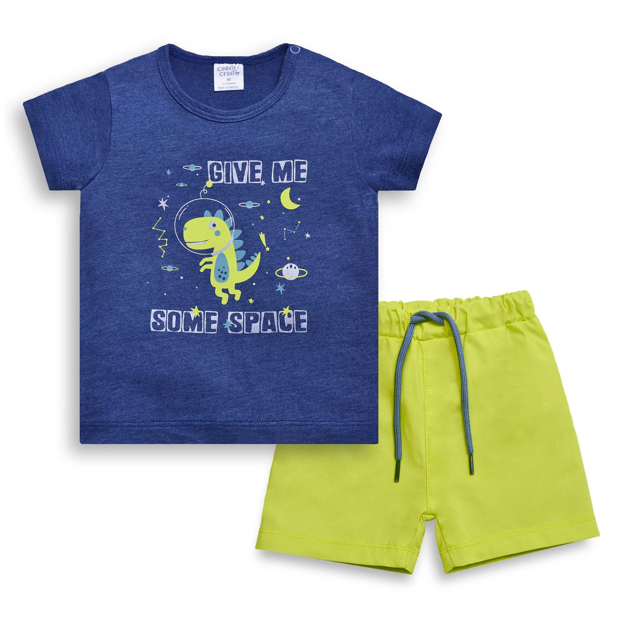 Graphic T-Shirt & Woven Shorts (Space)