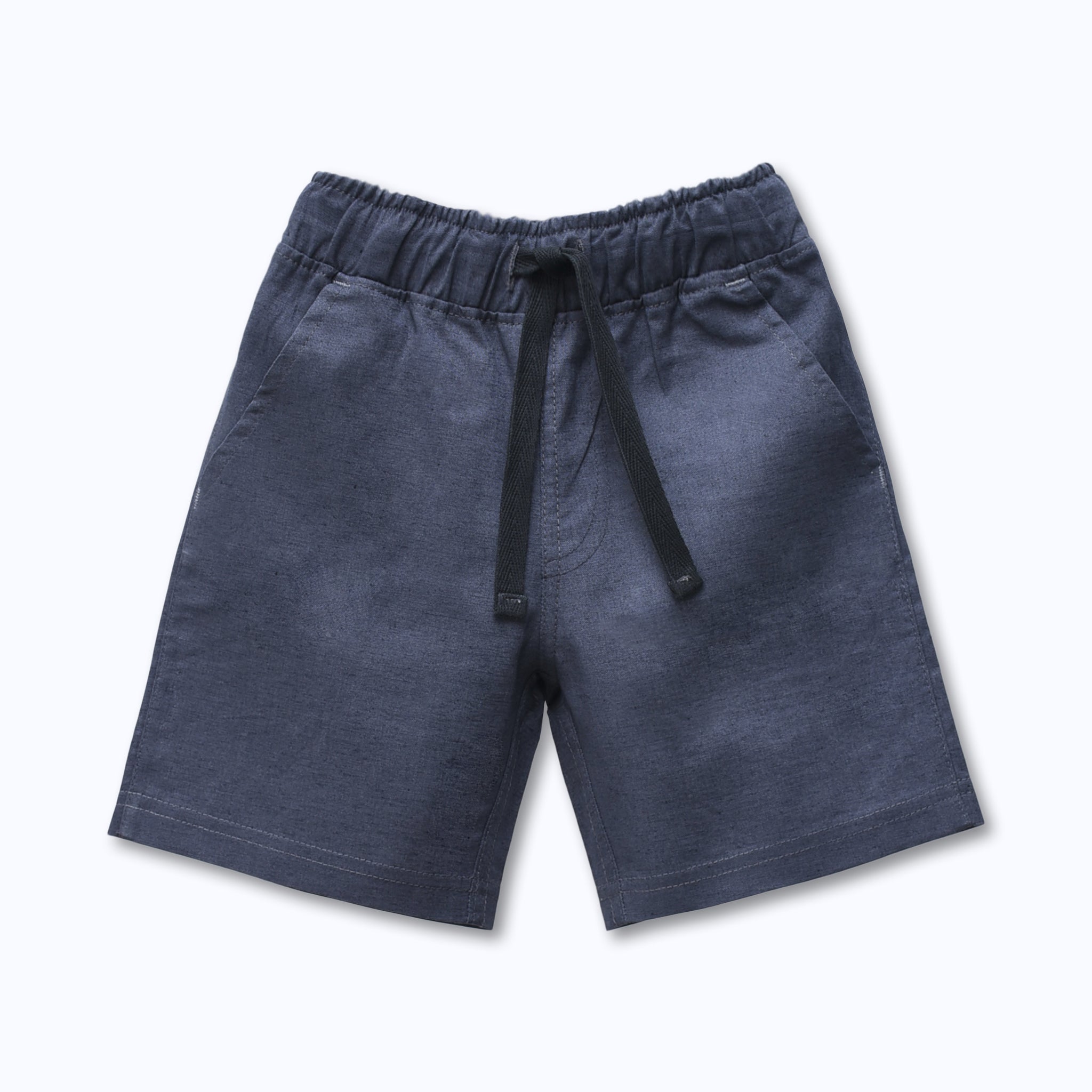 Woven Pull-on Shorts (Dark Grey)
